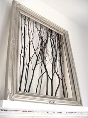DIY Framed Branches