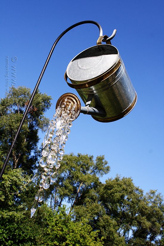 A Watering Can That Pours Crystals @amandaformaro Crafts by Amanda