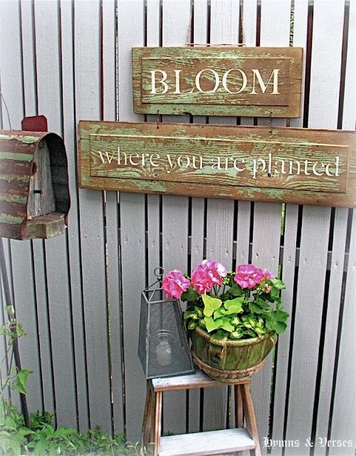 Garden Sign  Hymns