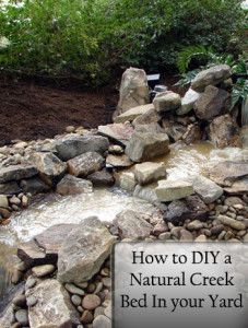 How to DIY a Natural Creek Bed in Your Yard