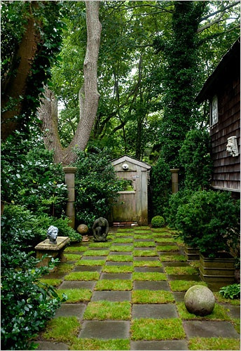 patchwork walkway in garden…spectacular