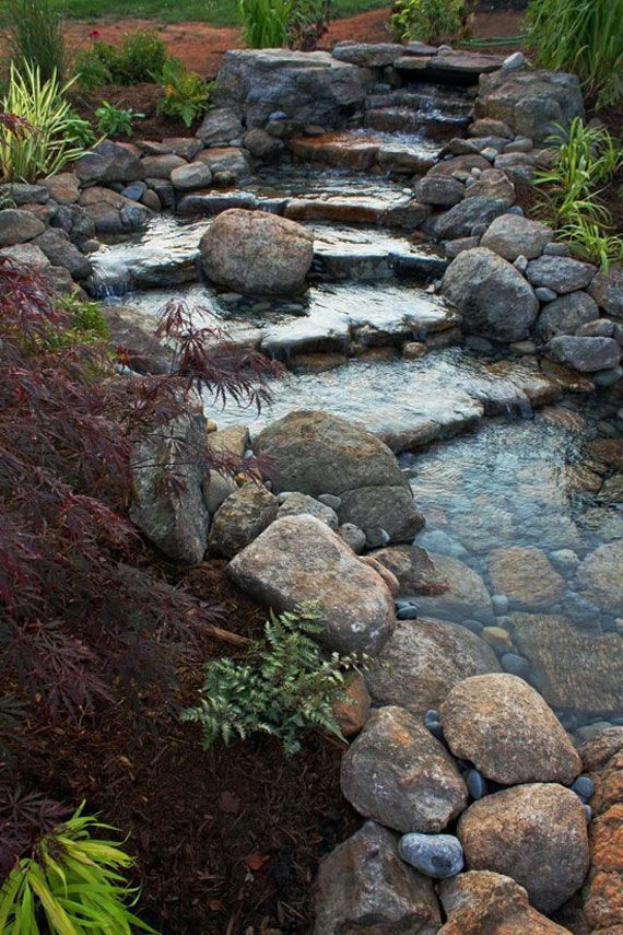 30 Beautiful Backyard Ponds And Water Garden Ideas | Daily source for inspiration and fresh ideas on Architecture, Art and Design
