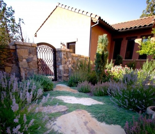 High Desert Tuscan mediterranean landscape