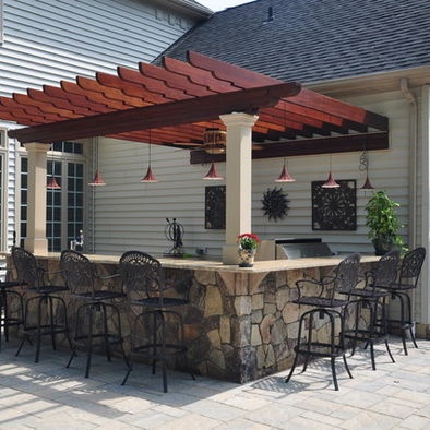 Nice outdoor bar