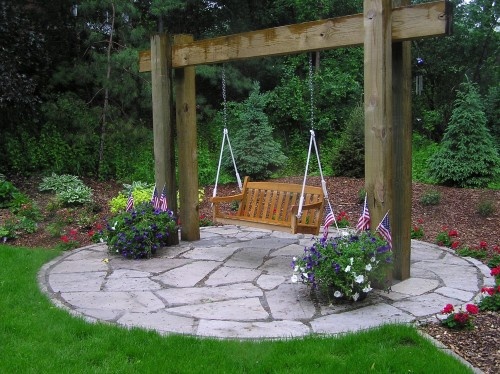 Backyard swing