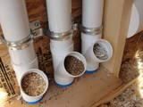 Chicken feeders. Brilliant! Check out this site.