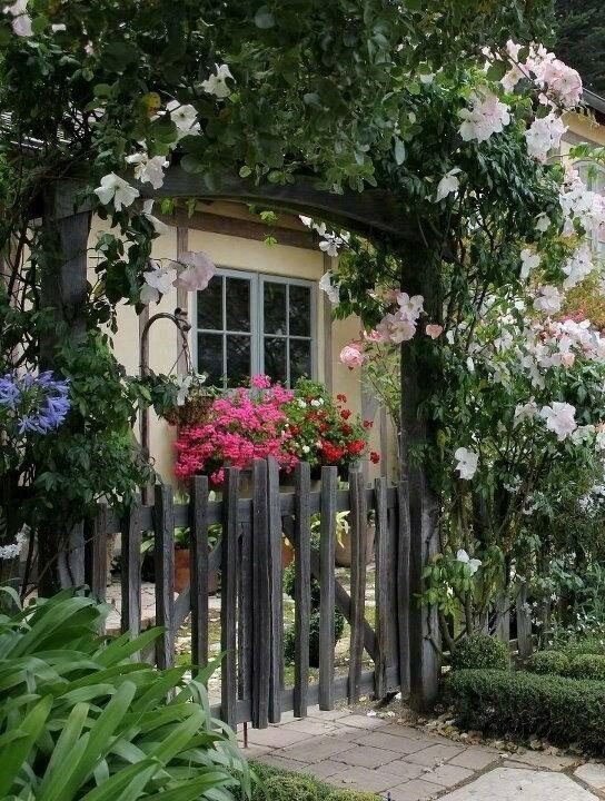 Cottage garden gate