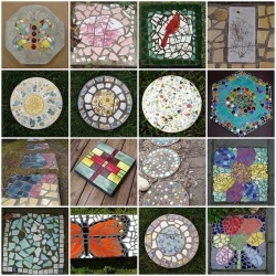 DIY:  Personalized Stepping Stones For Gardens – great tutorials, using lots of different materials!