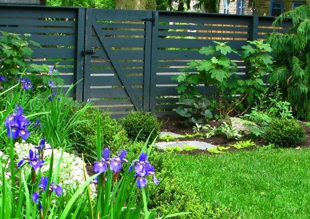 black fence