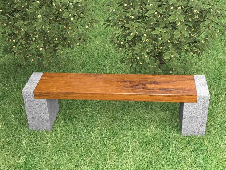 Inspiration for hypertufa and wood bench I want to make this weekend!
