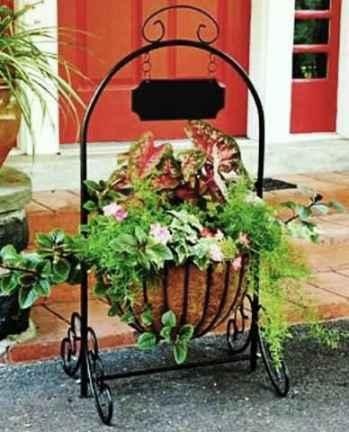 Wrought Iron Planter Ideas