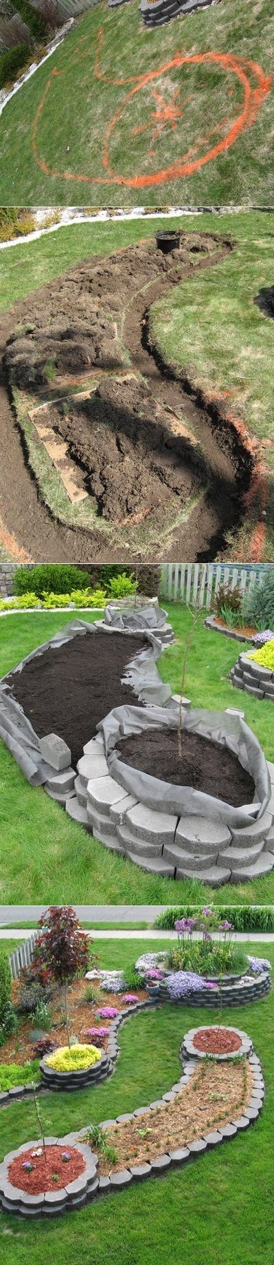 Island bed garden design