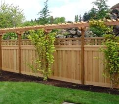 Fencing with a pergola…          great idea