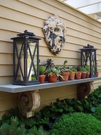 Outdoor Garden  Mantel