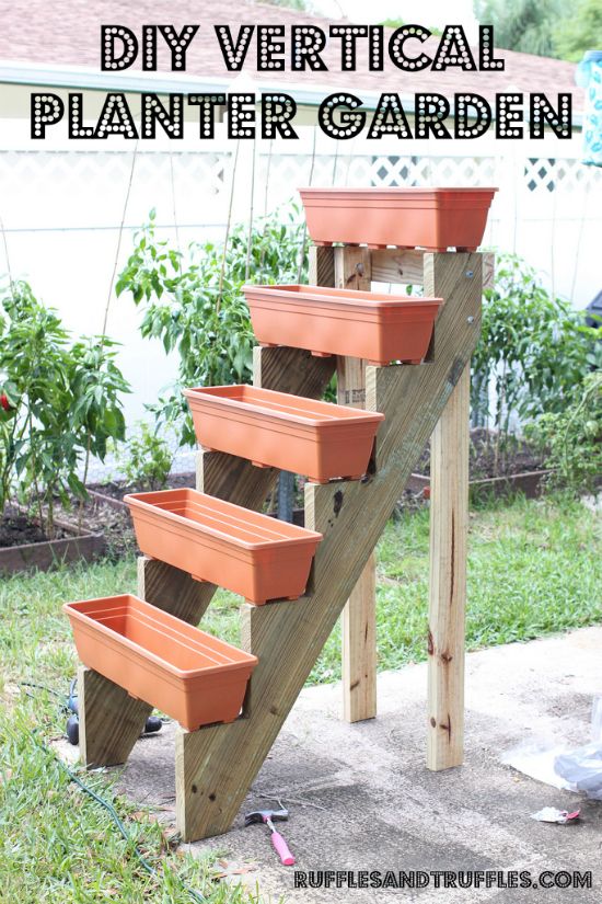 Simple DIY Vertical Planter Plans