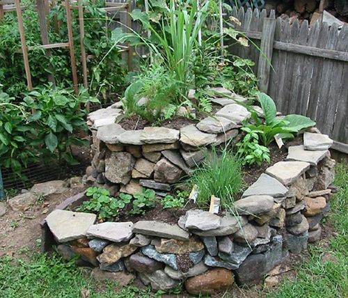 herb garden spiral