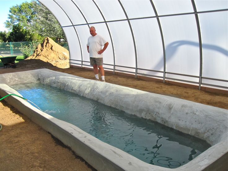 Tilapia Pond – Interesting… aquaponics, 4000 gallon tank in the middle of his green house will hold 2000 Tilapia, the water will be used to water his plants giving them needed nutrients. The heat from the pond will warm the greenhouse in winter.