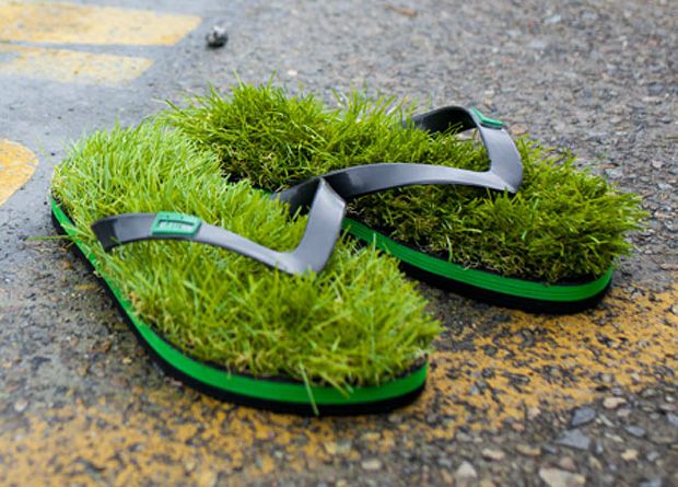 The grass is always greener under your toes.