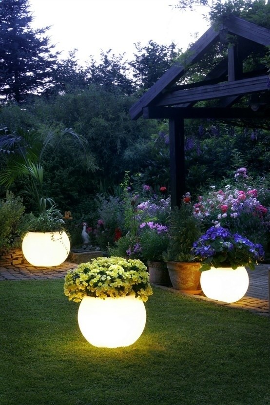 Light Up Plant Potters | DIY  Craft Ideas