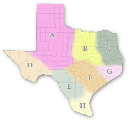 Awesome plant selector search for xeriscaping in the various regions of Texas.