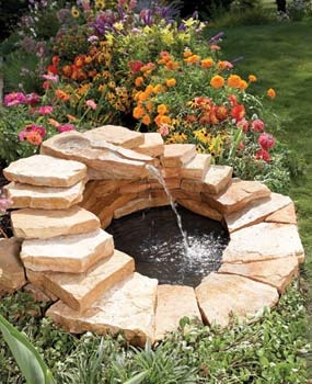 Step by Step~ How to build and outdoor fountain.