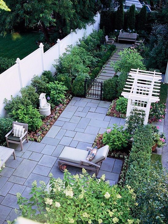 I think the hedges around the fence and then an open area in the middle for the chicken coop would be perfect- I like the trellis too– maybe for grape vines… Ill bet the chickens would love that! :)
