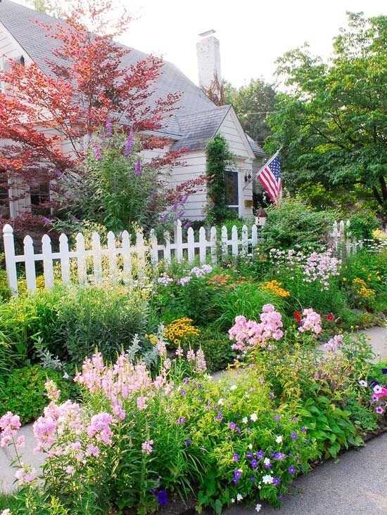 front yard garden