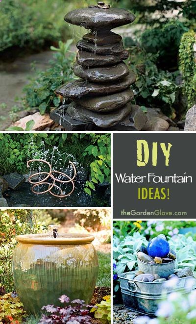 DIY Water Fountain Ideas  Tutorials!