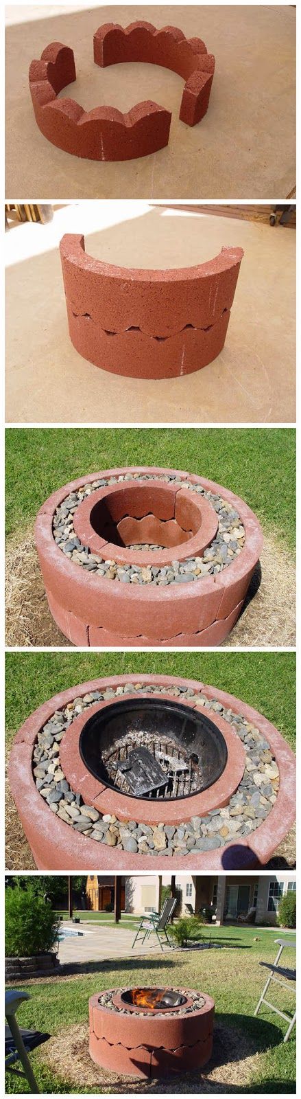 $50 fire pit using concrete tree rings – Surprise Pix