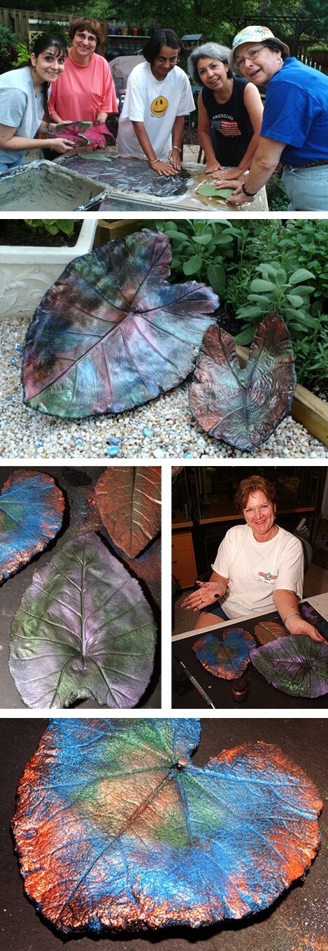 Concrete leaf casting..includes a tutorial.  Nice site for other stuff too.
