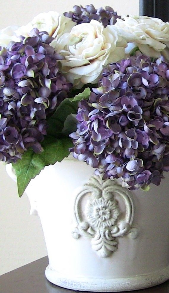 Lovely, hydrangeas and roses