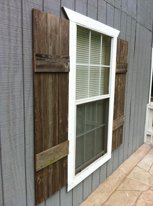 DIY Shutters for Interior or Exterior maybe for the greenhouse to make it look better