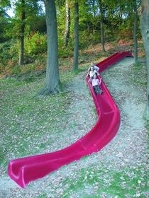 slide on hill… that would be so AWESOME!!!!!!!!!