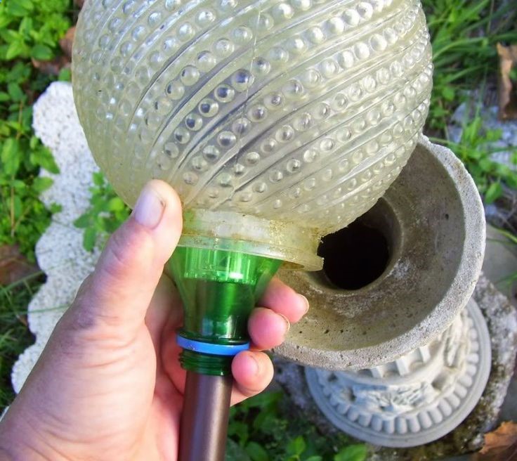 Garden Junk Ideas | home made solar gazing ball – Garden Junk Forum – GardenWeb