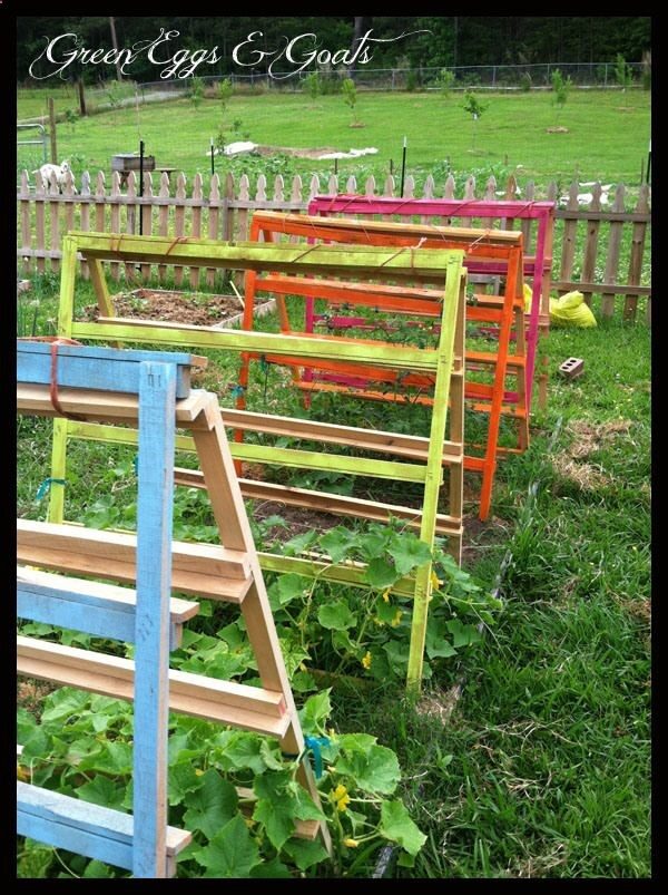Creative trellising and other springtime gardening inspiration!