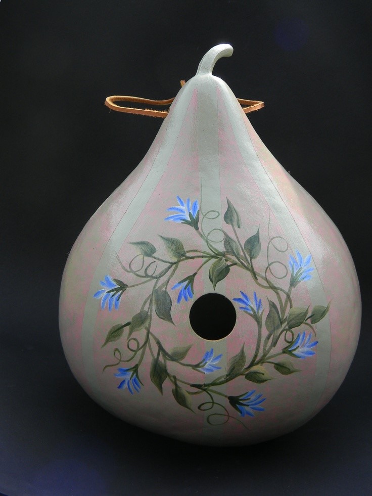 Victorian Gourd Birdhouse.