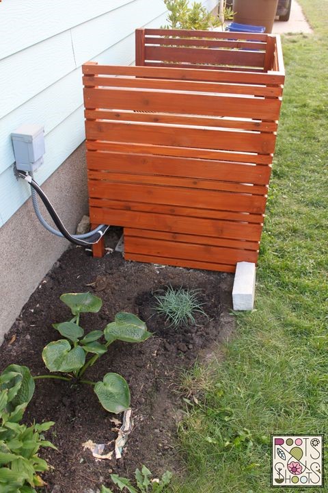 Cover Up That Unsightly AC! hometalk, gardening, rootsandshootsgarden, privacy, panels, gardening, landscaping,