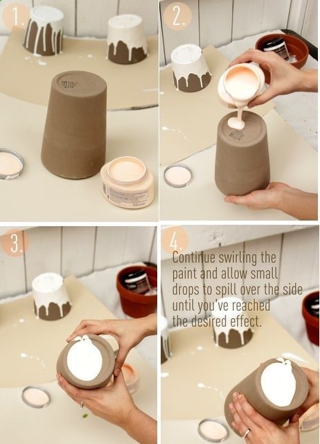 Painted Planter Pots