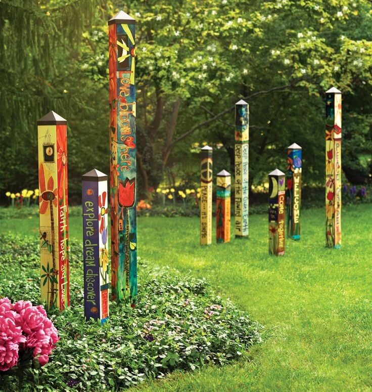 whimsical peace signs | Quirks of Art | Let Peace Prevail 4-foot Peace Pole