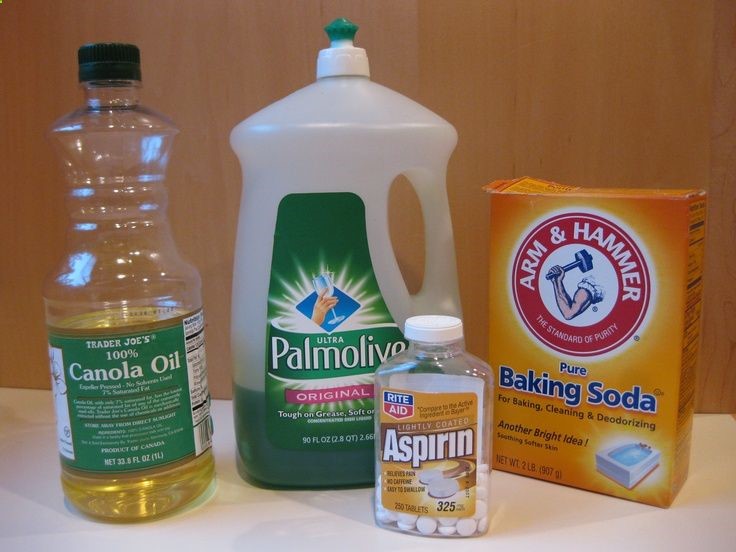 ROSE SPRAY-helps prevent diseases such as rust, blackspot, and powdery mildew. Mix together: 1-tablespoon baking soda 1-teaspoon mild dishwashing detergent 1-tablespoon vegetable oil 1 dissolved aspirin Add: 1-gallon water Mix together and pour into a spray bottles. Spray roses every 1-2 weeks.
