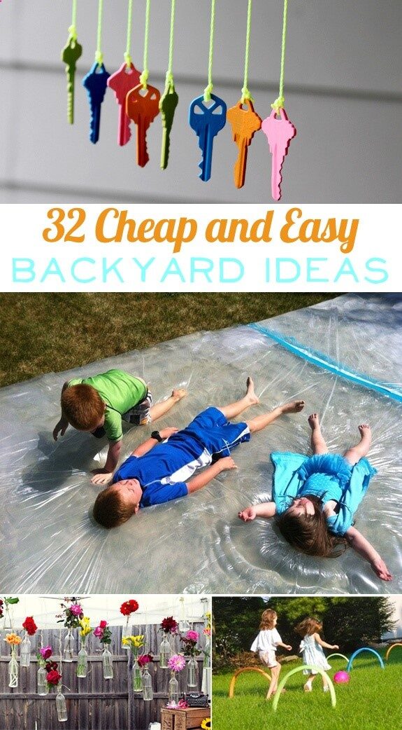 32 Cheap And Easy Backyard Ideas That Are Borderline Genius AMAZING WEBSITE- MUST SEE!!!!