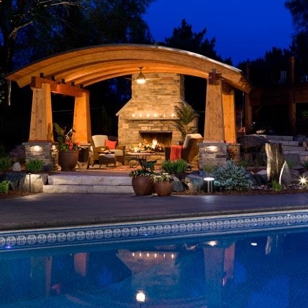Landscaping contractor in Minneapolis Minnesota  swimming pool landscapes