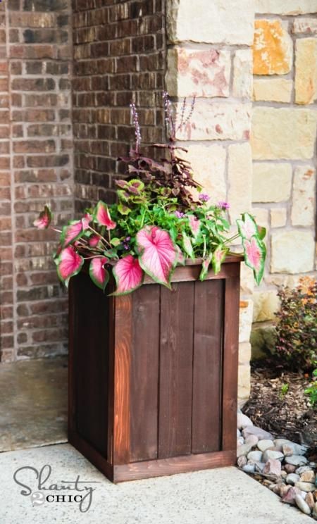 Frame and panel planters – DIY