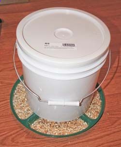 Im always looking for a chicken coop DIY project. This looks like a great way to make a feeder for our coops outdoor run.
