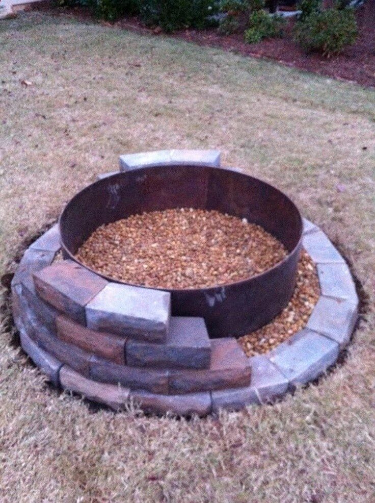Building a fire pit