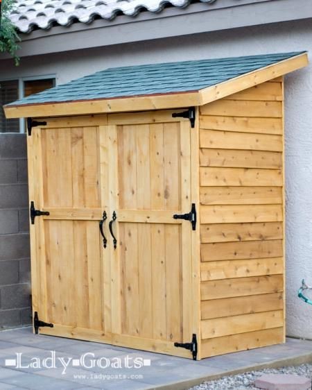 DIY storage shed