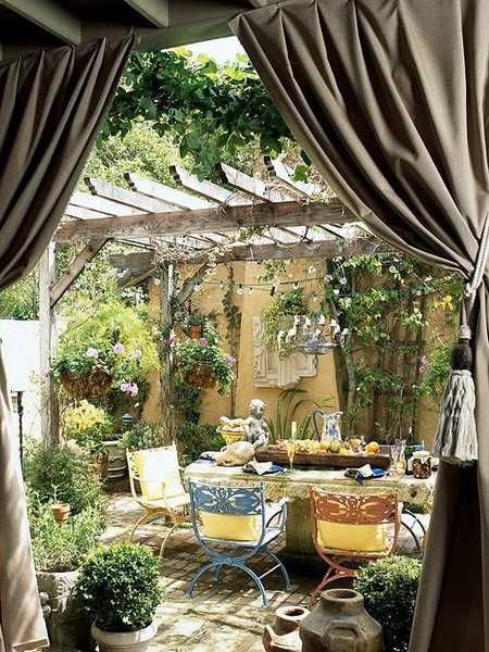 Outdoor Curtains for Porch and Patio Designs, 22 Summer Decorating Ideas