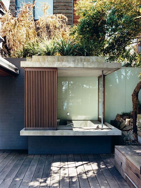 indoor/outdoor shower
