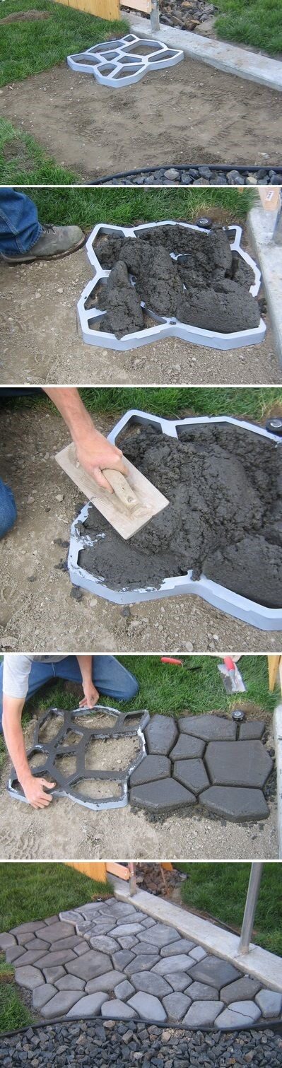 How to make a cobblestone path