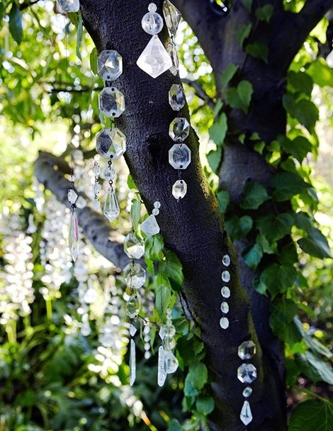 Crystal growing tree